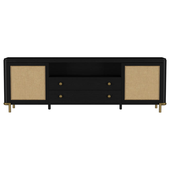 Arini Rattan Cane 2-door TV Stand