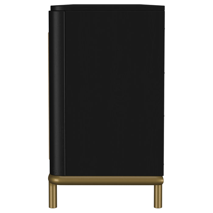 Arini Rattan Cane 2-door TV Stand
