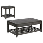 Cliffview  Lift Top Coffee and End Table Set Grey