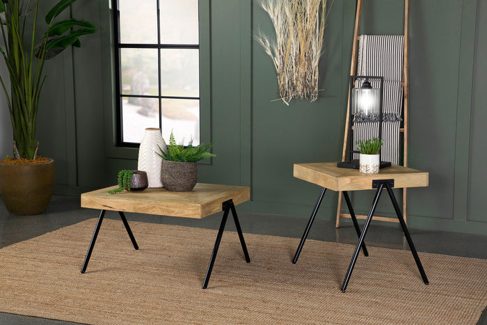 Avery Solid Mango Coffee and End Table Set Natural