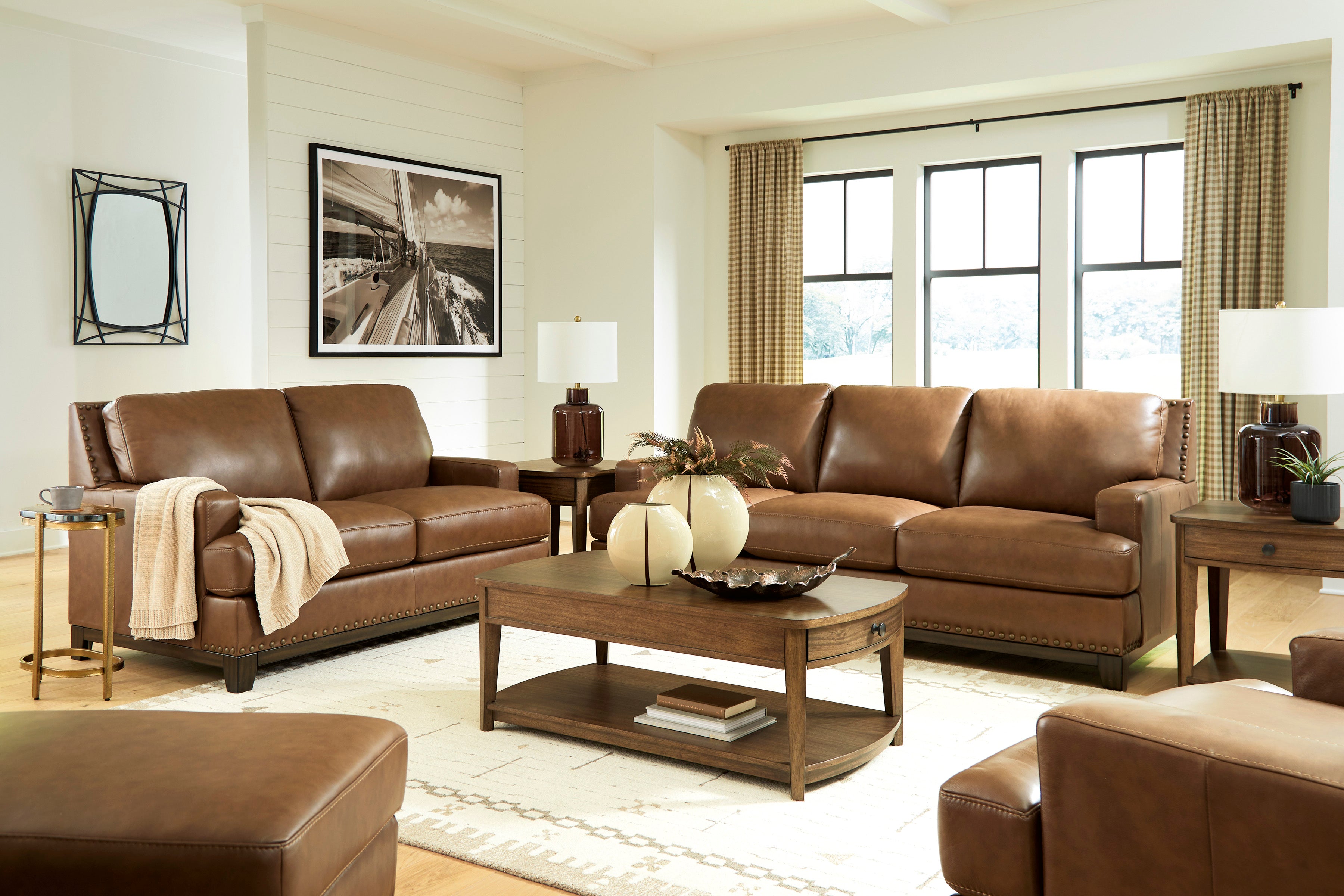 Saonara Sofa and Loveseat