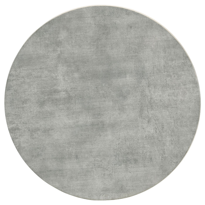 Hadi  Round SmartTop Coffee and End Table Set Cement