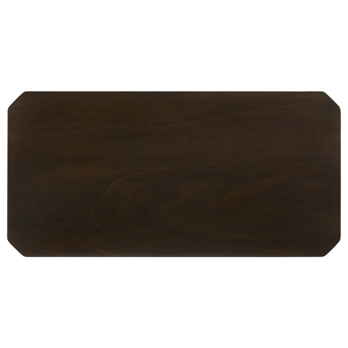 Amaro  Coffee and End Table Set Dark Brown