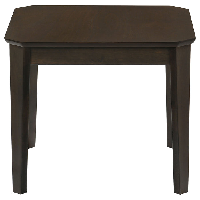 Amaro  Coffee and End Table Set Dark Brown