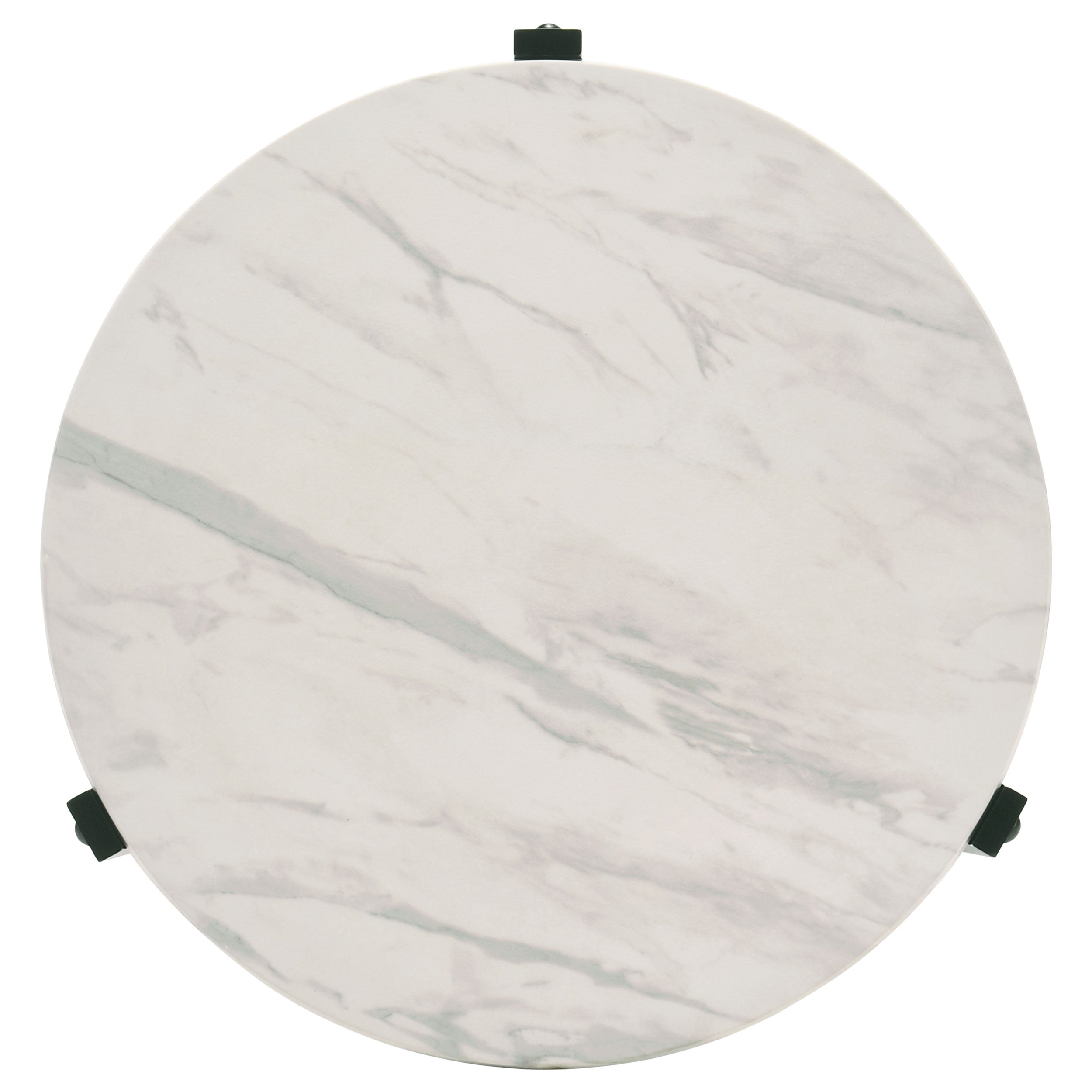 Tandi  Faux Marble Coffee and End Table Set White