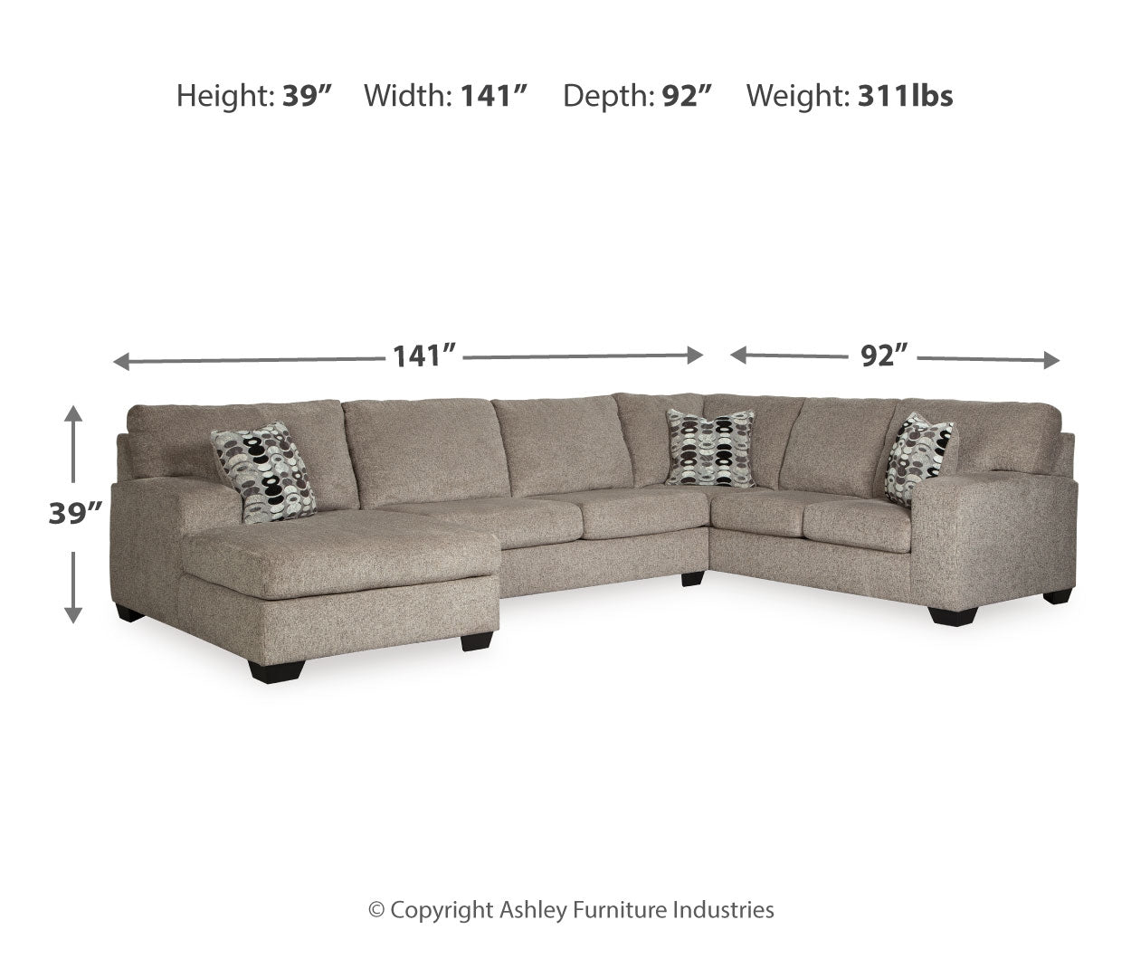 Ballinasloe 3-Piece Sectional