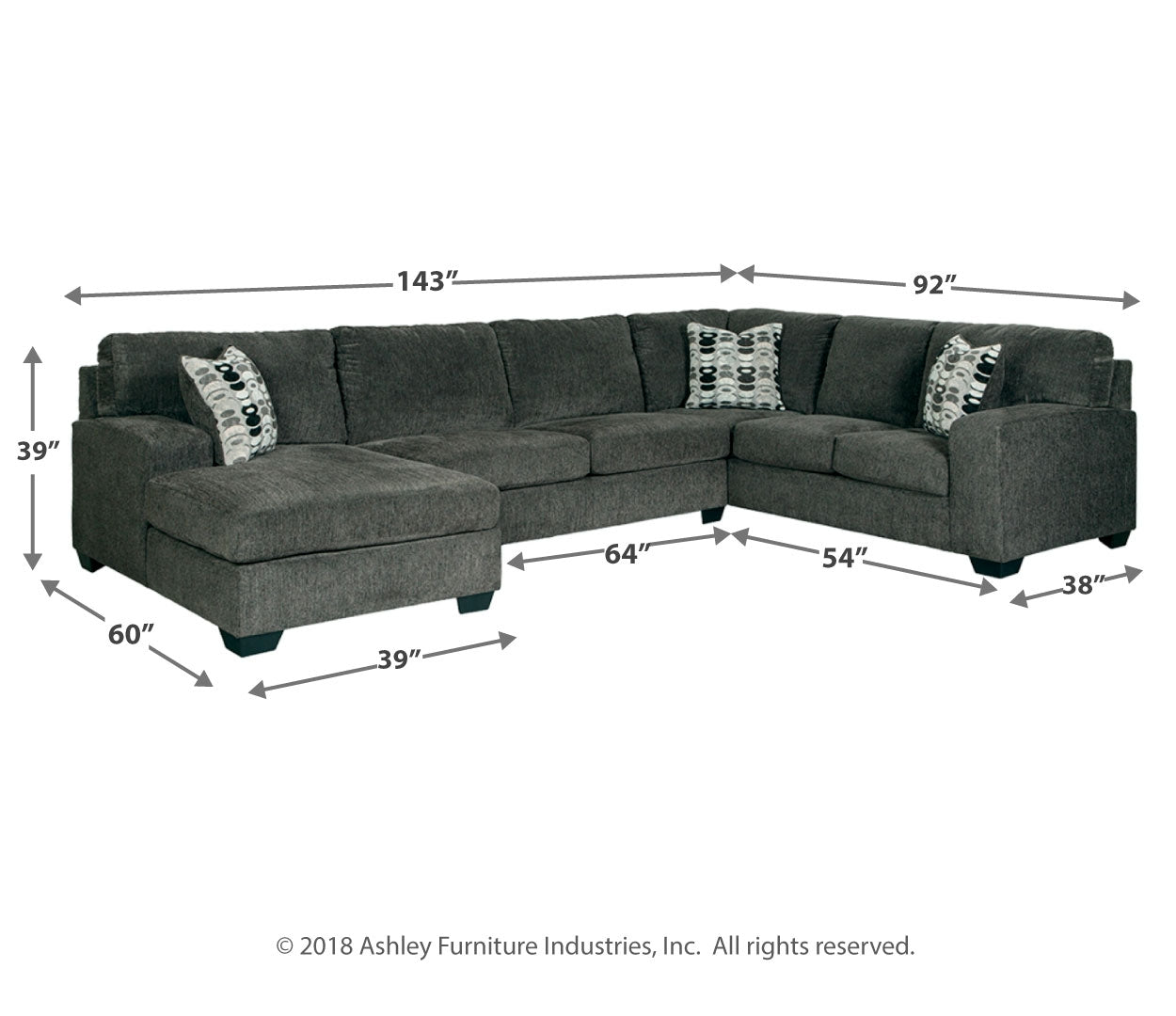 Ballinasloe 3-Piece Sectional