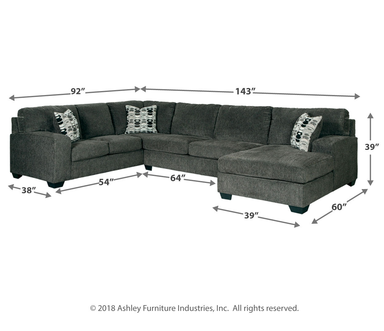 Ballinasloe 3-Piece Sectional