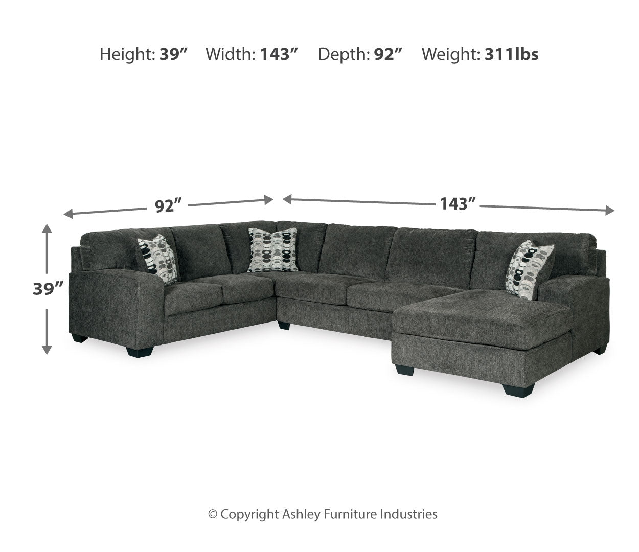 Ballinasloe 3-Piece Sectional