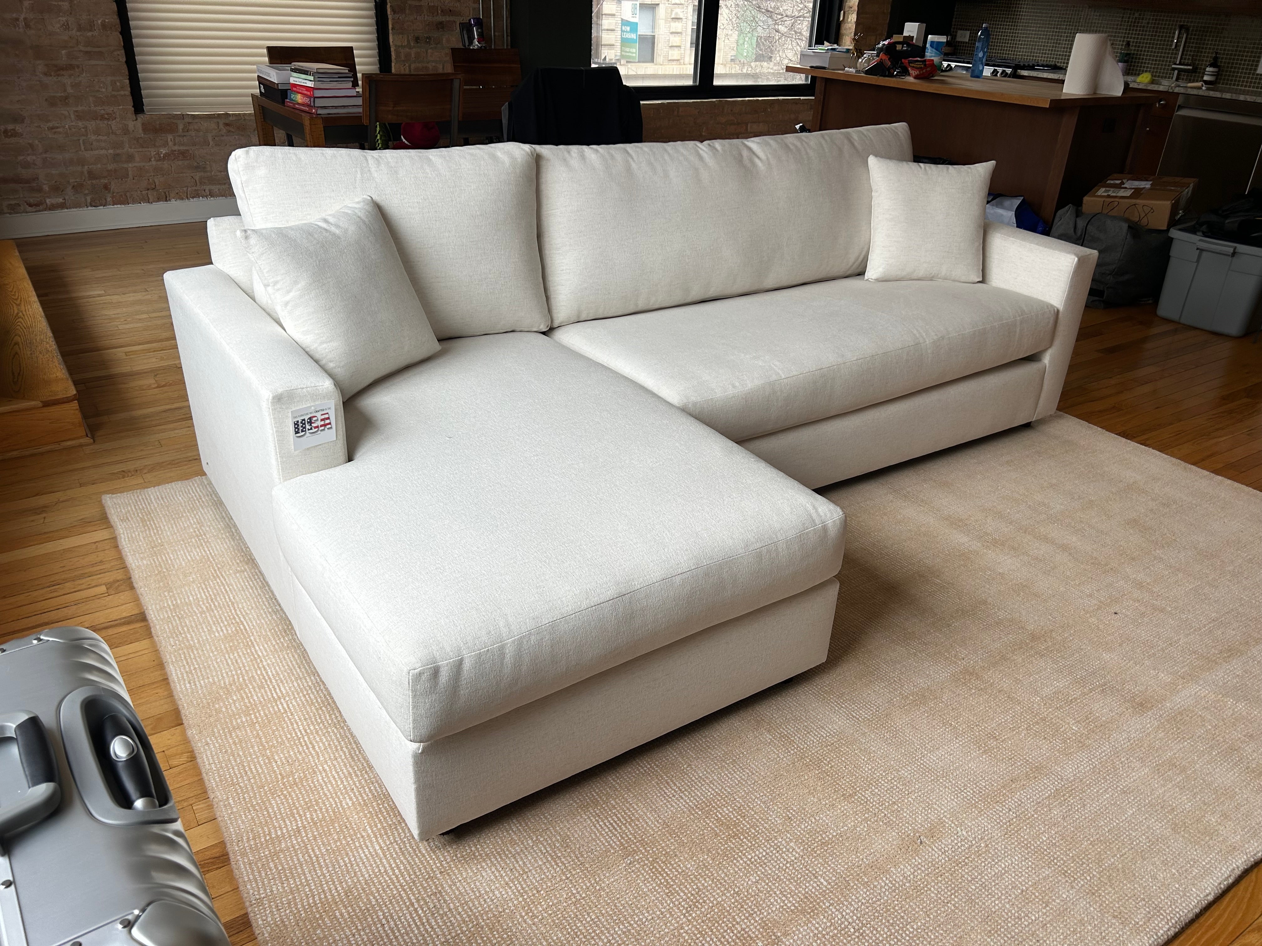 Ashland 2-Piece Bench-Seat Sectional Sofa