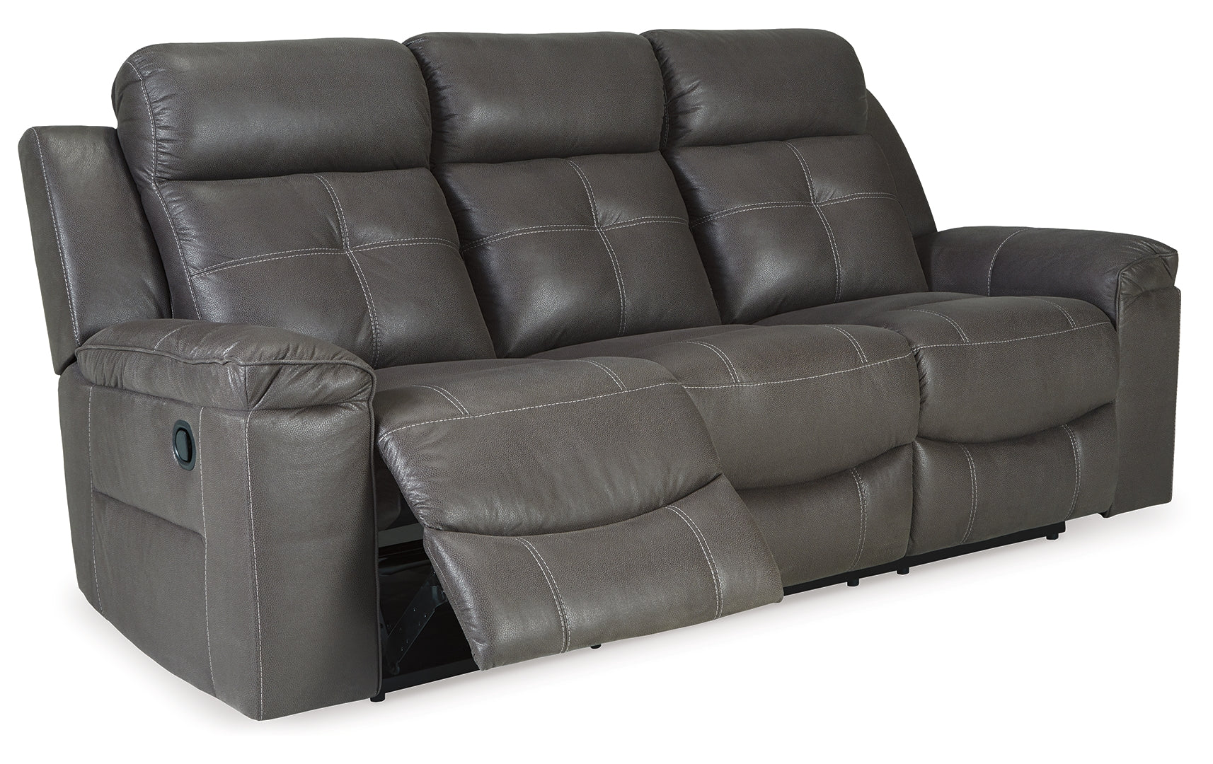 Jesolo Sofa and Loveseat (Brown and Grey)