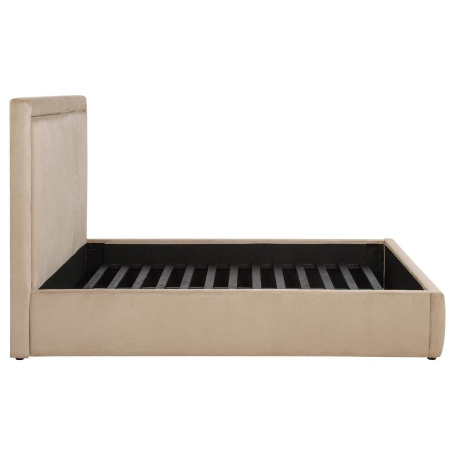 Lawson 54-inch Upholstered Platform Bed Saddle