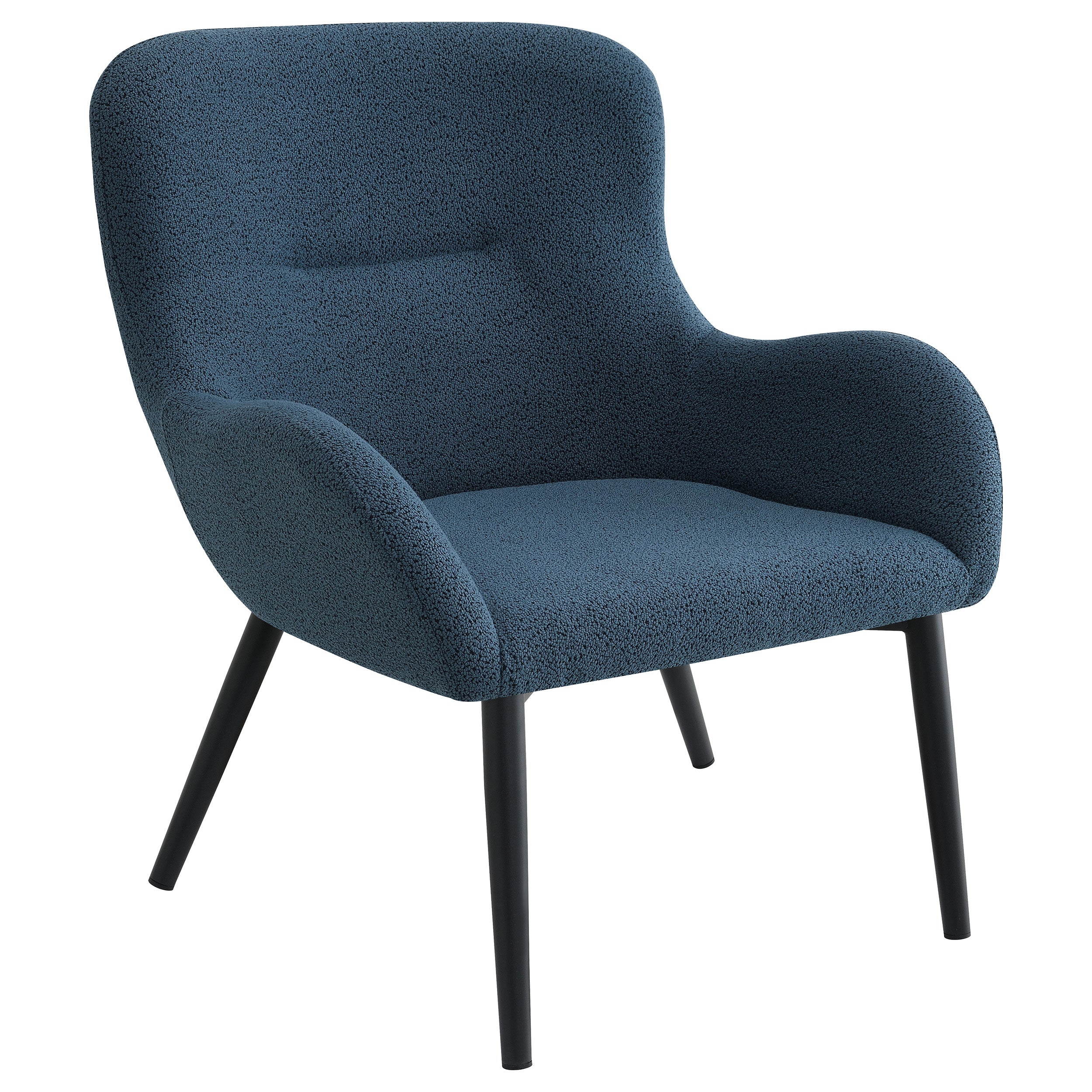 Calvin Upholstered Modern Arm Accent Chair Rust