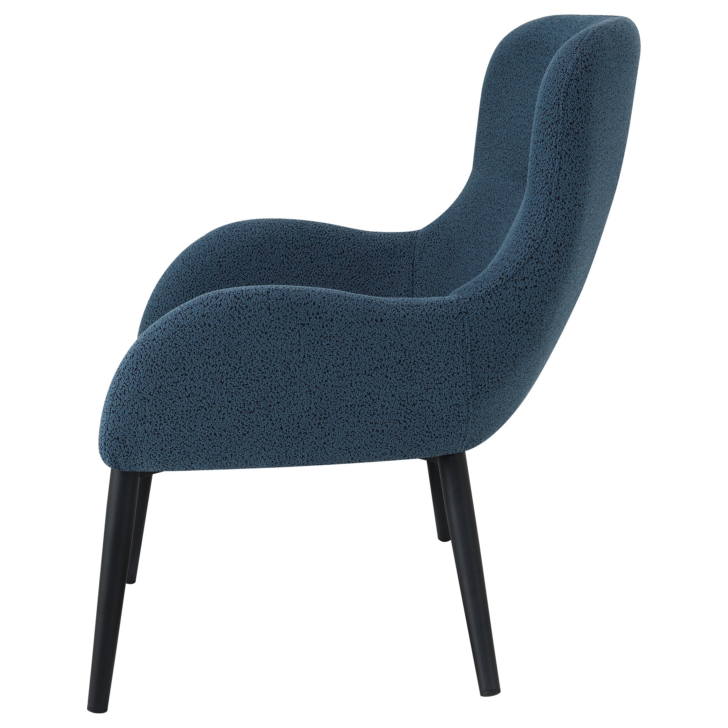 Calvin Upholstered Modern Arm Accent Chair Rust