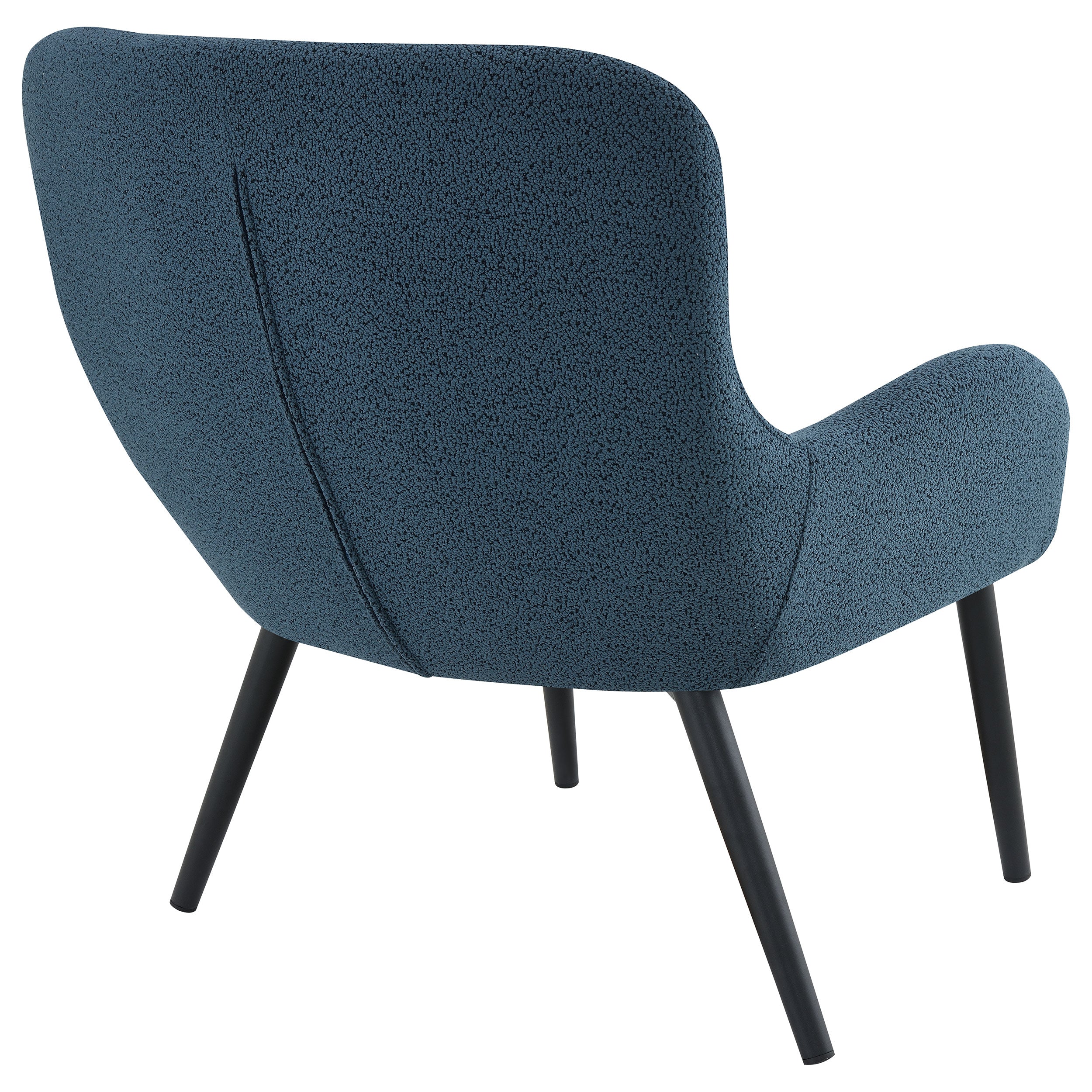 Calvin Upholstered Modern Arm Accent Chair Rust