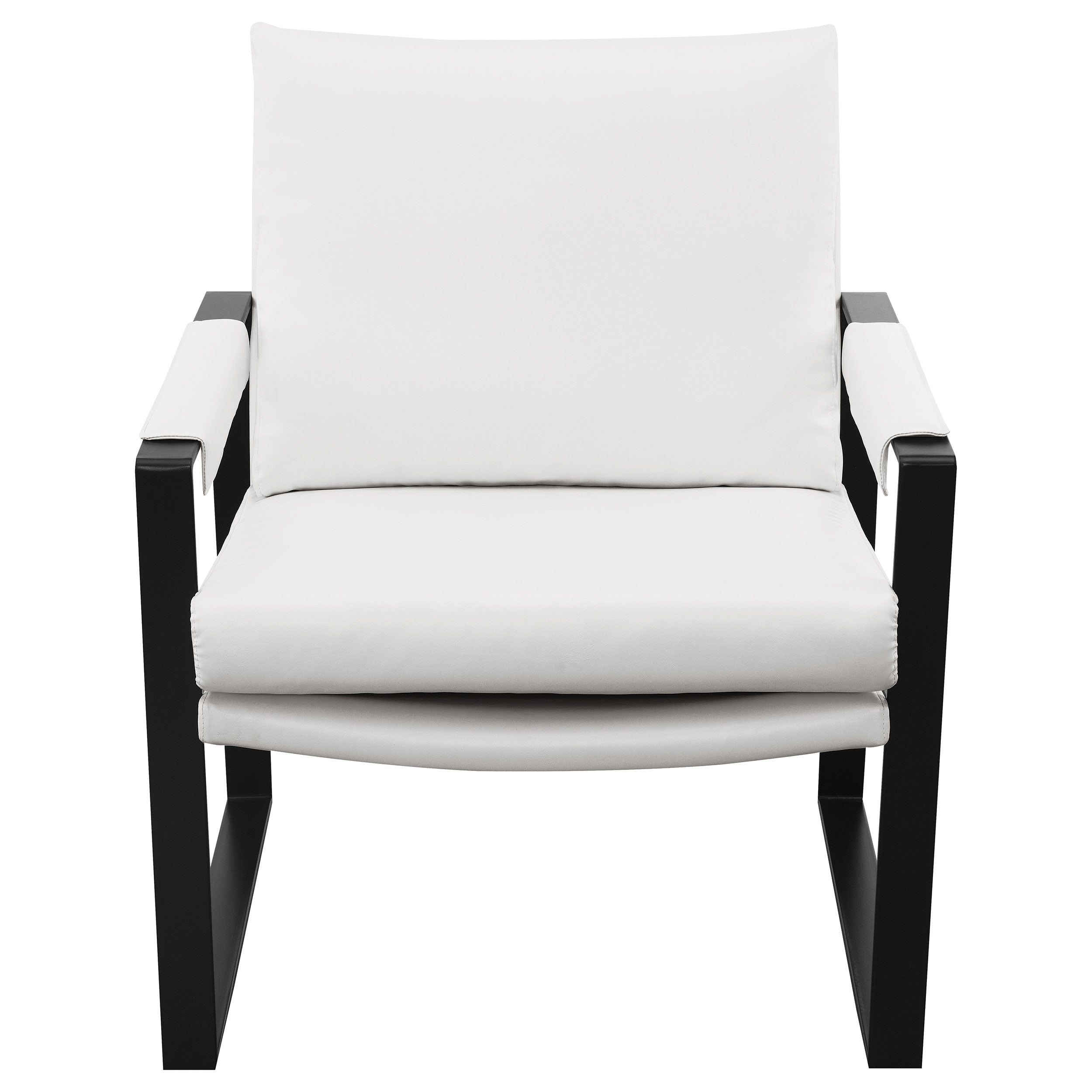 Rosalind Upholstered Track Arm Accent Chair Brown