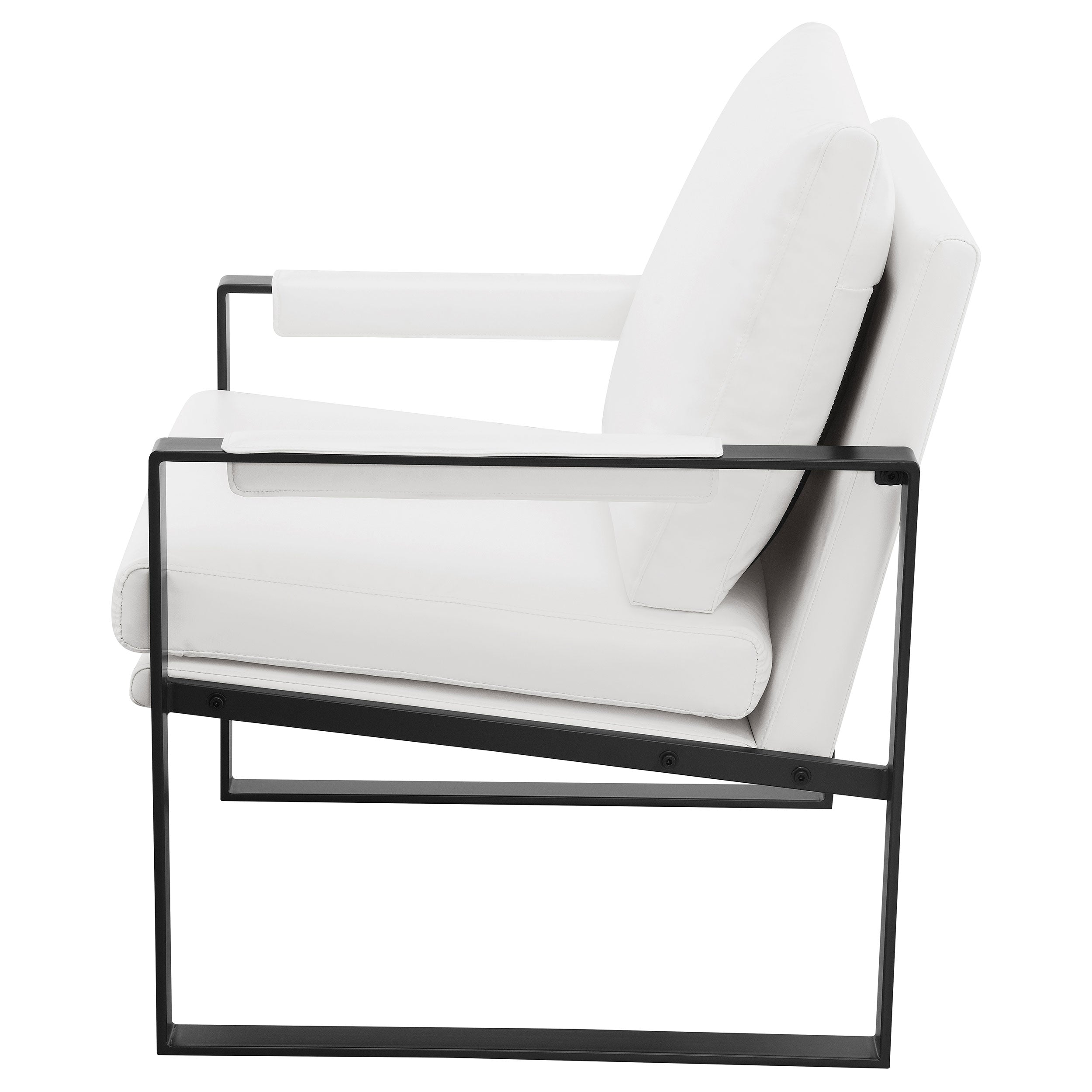 Rosalind Upholstered Track Arm Accent Chair Brown