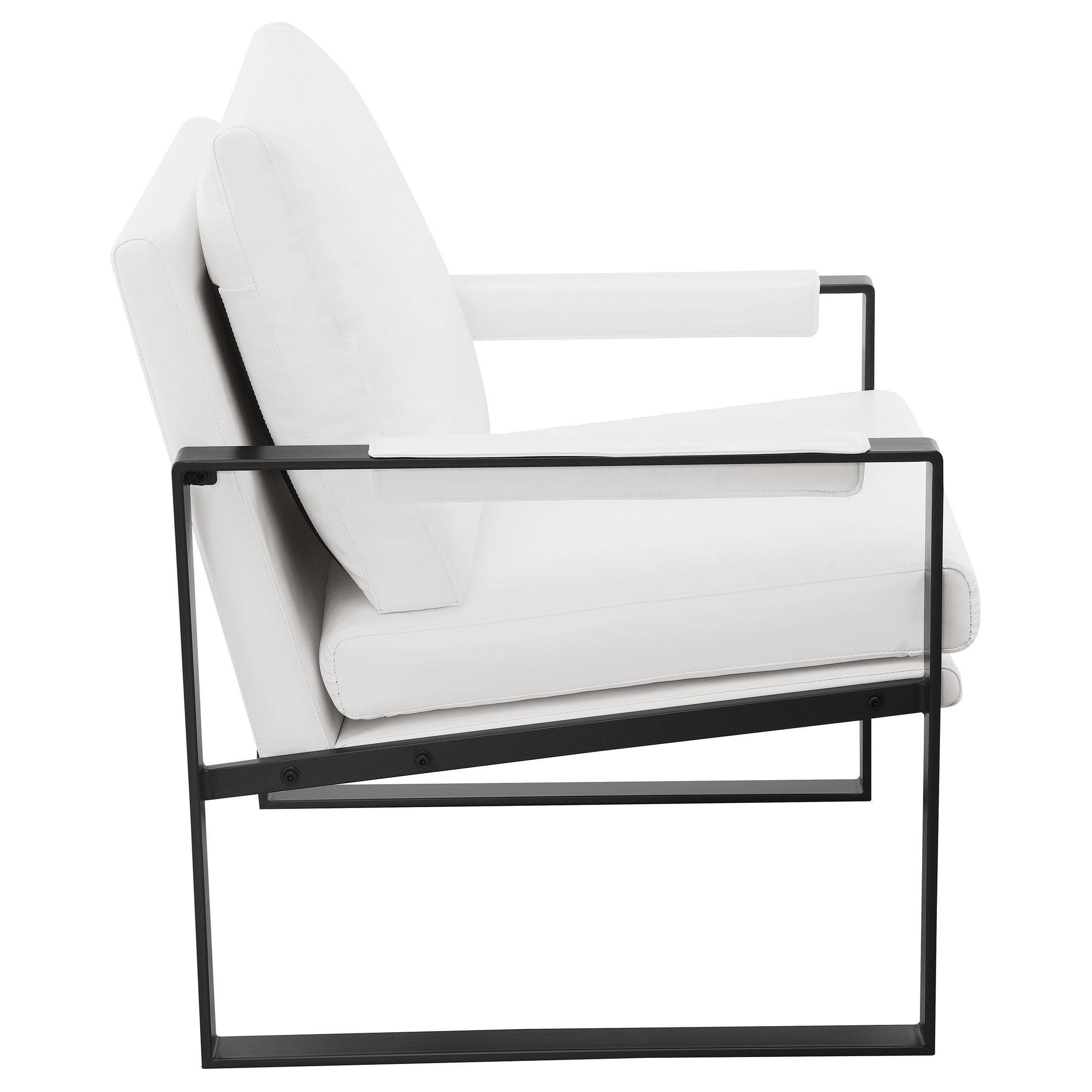 Rosalind Upholstered Track Arm Accent Chair Brown