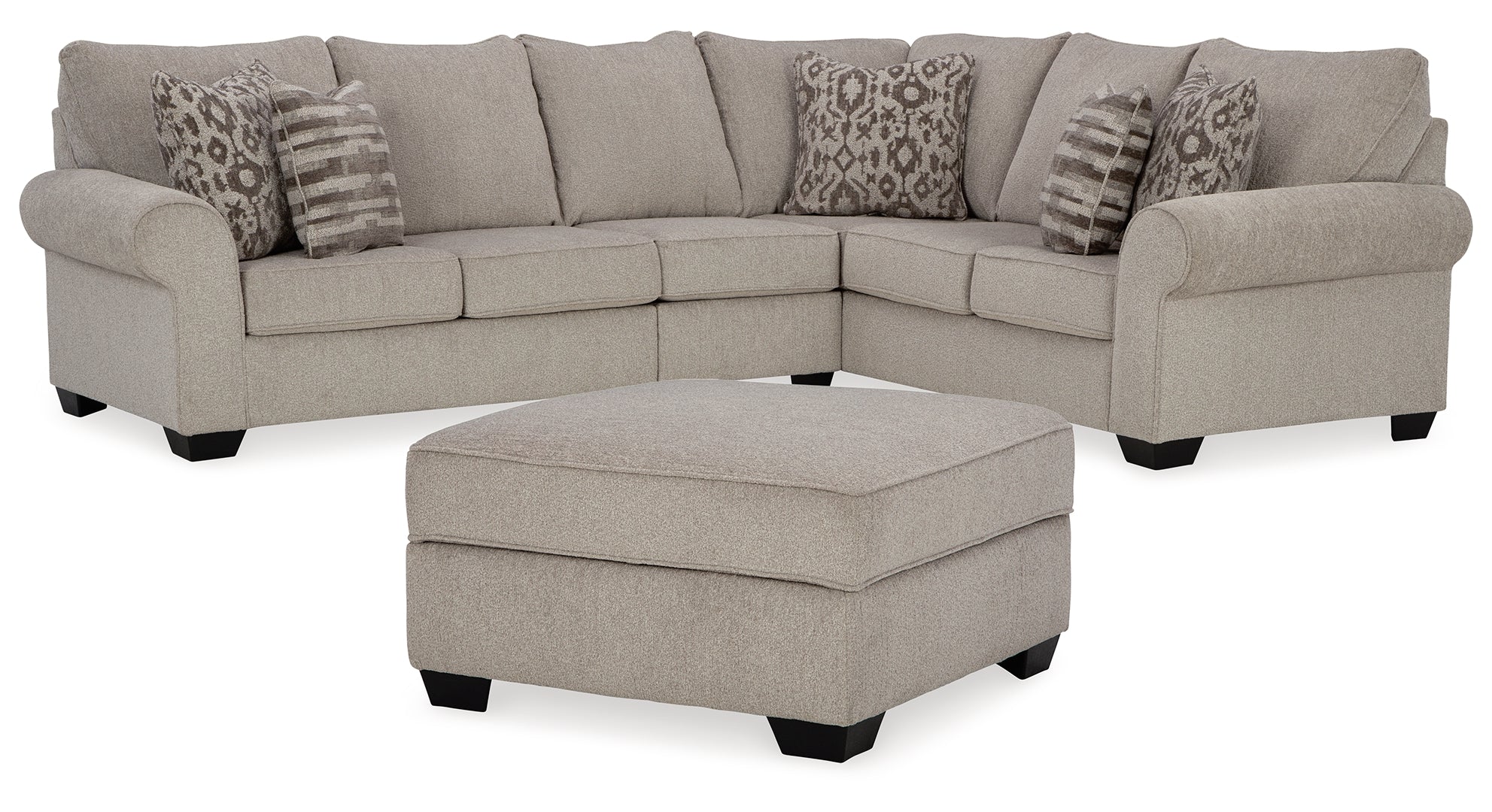 Claireah Sectional with Ottoman
