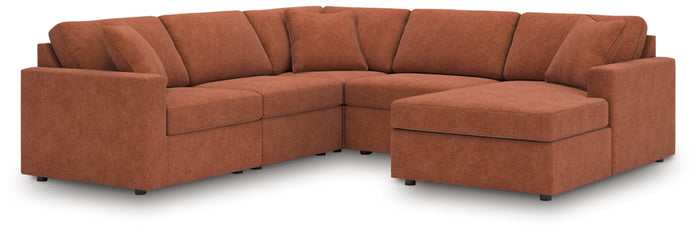 Nuvella 5-Piece Sectional (Customizable)