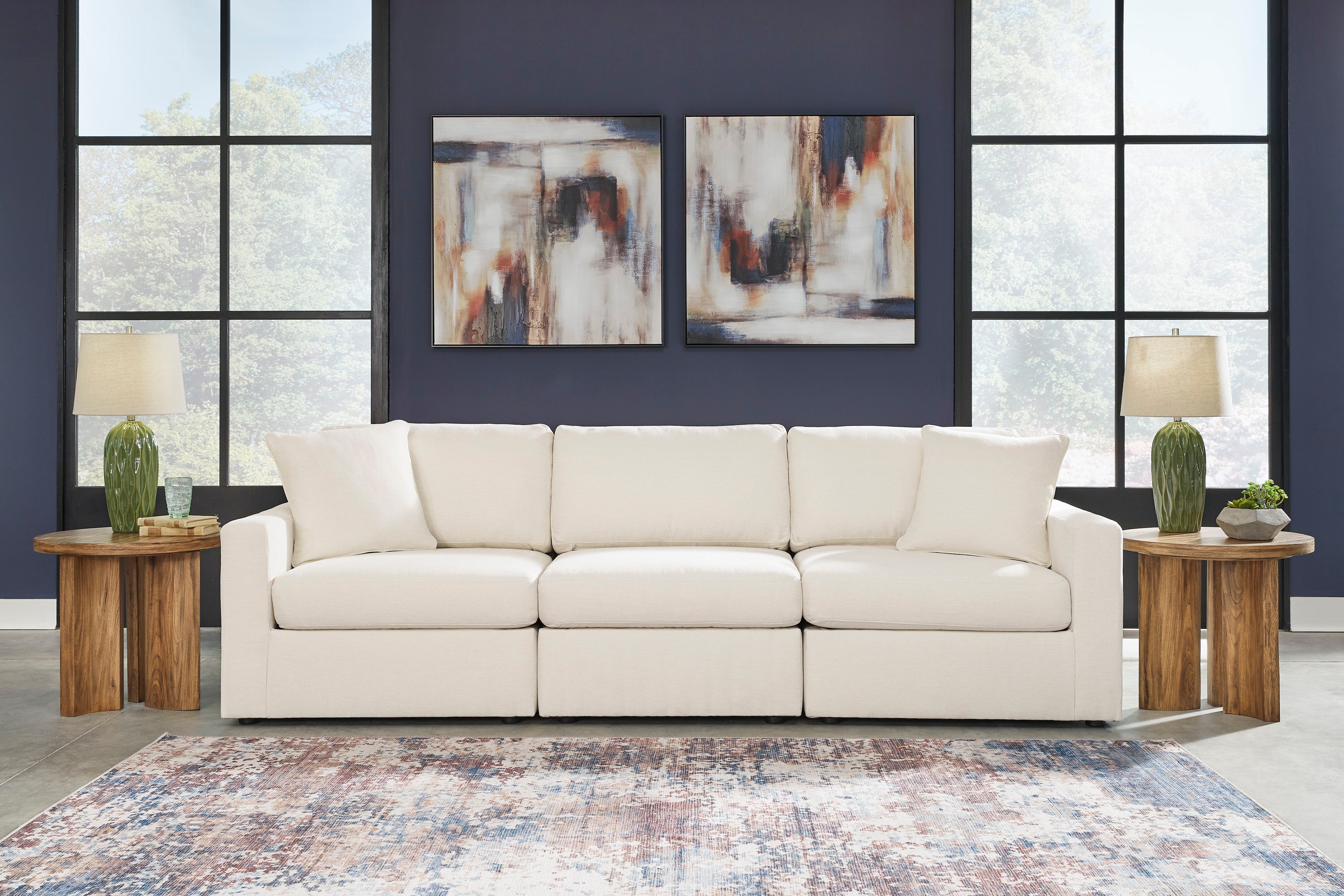 Nuvella Sofa and Loveseat