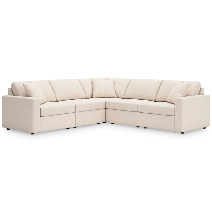 Nuvella 5-Piece Sectional (Customizable)