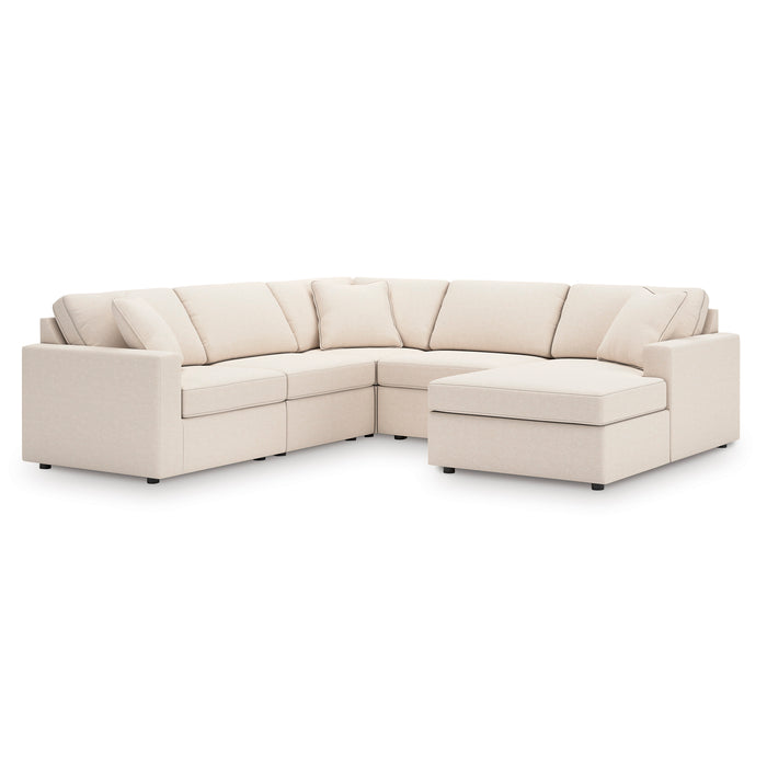 Nuvella 5-Piece Sectional (Customizable)