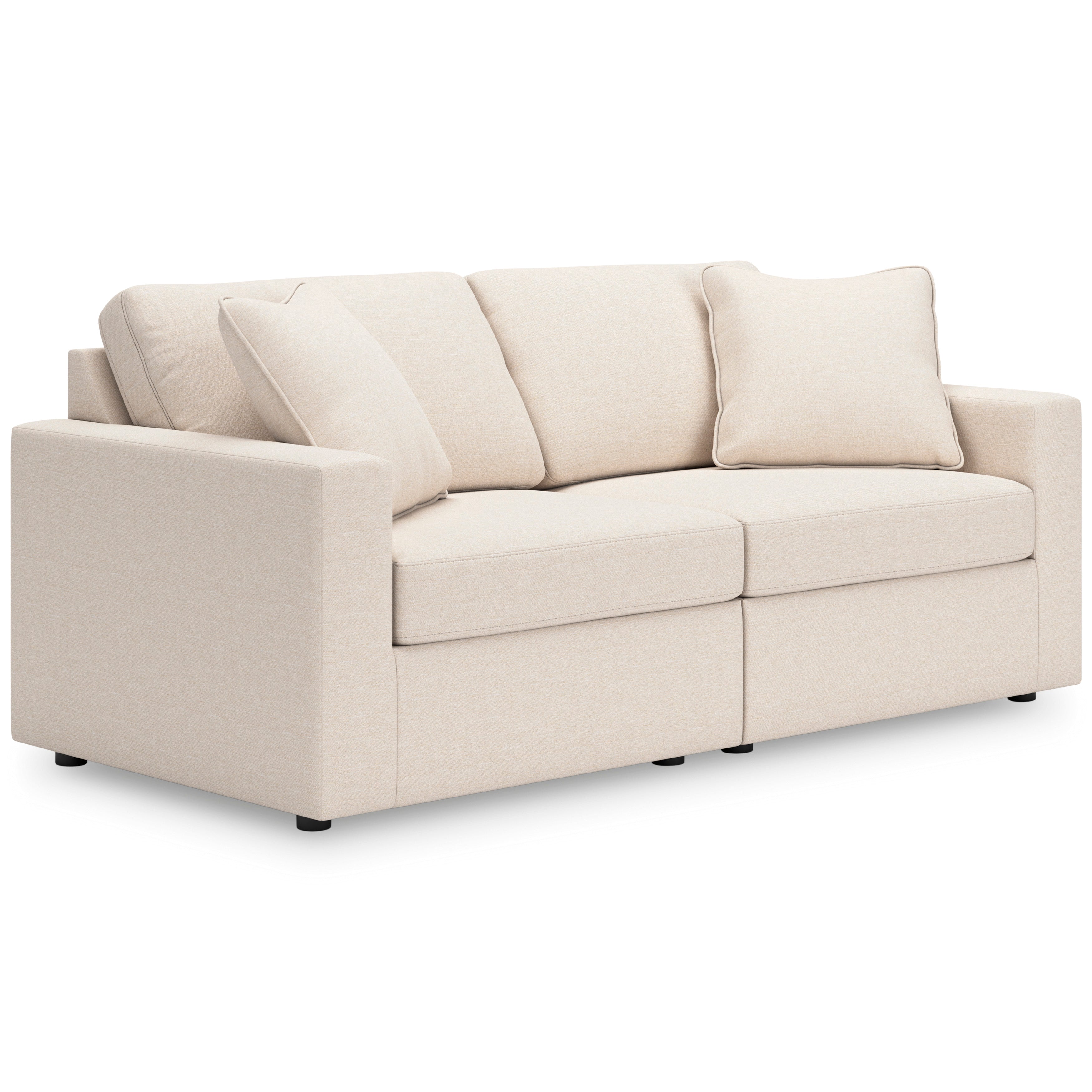 Nuvella Sofa and Loveseat