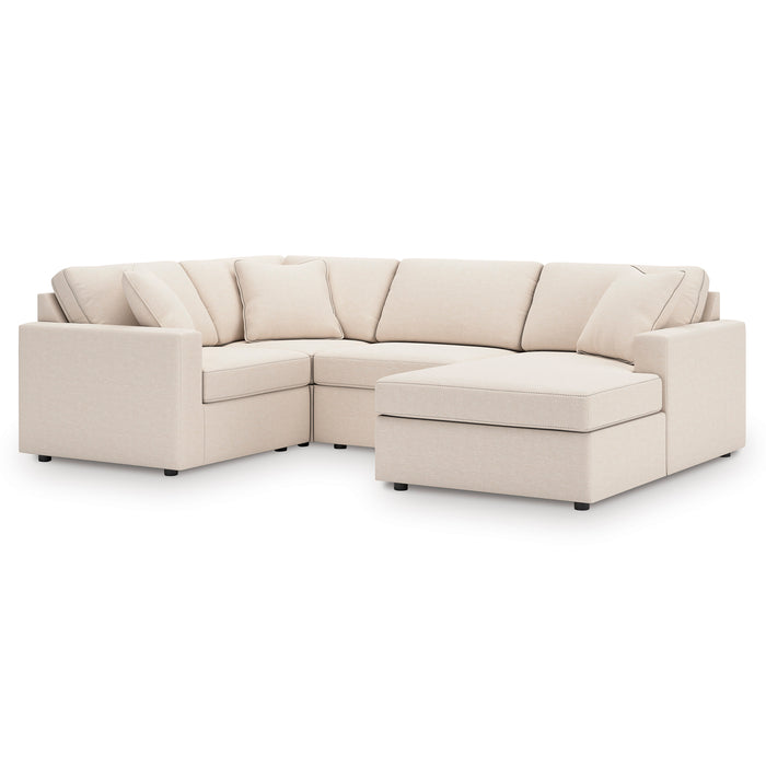 Nuvella 5-Piece Sectional (Customizable)
