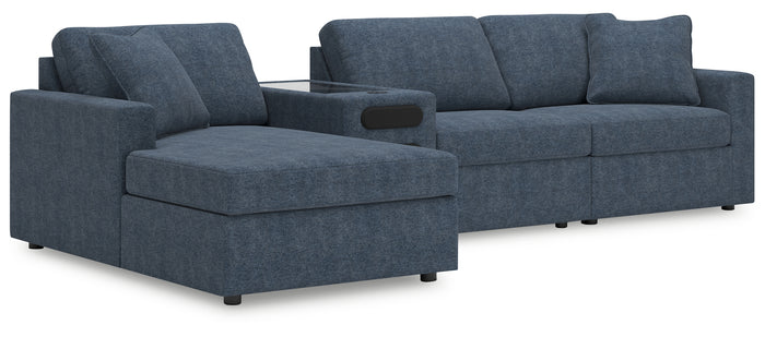 Nuvella 3 Piece Sectional (Customizable)