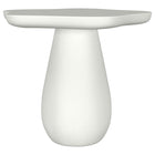 Perth 17-inch Side Table with Cloud-Shaped Top Off White