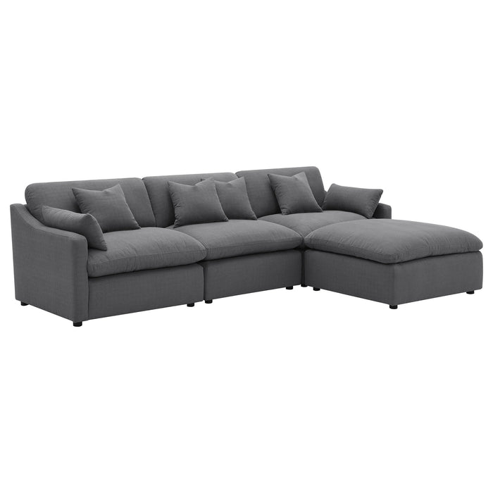 Velari Slope Arm Collection - Charcoal
