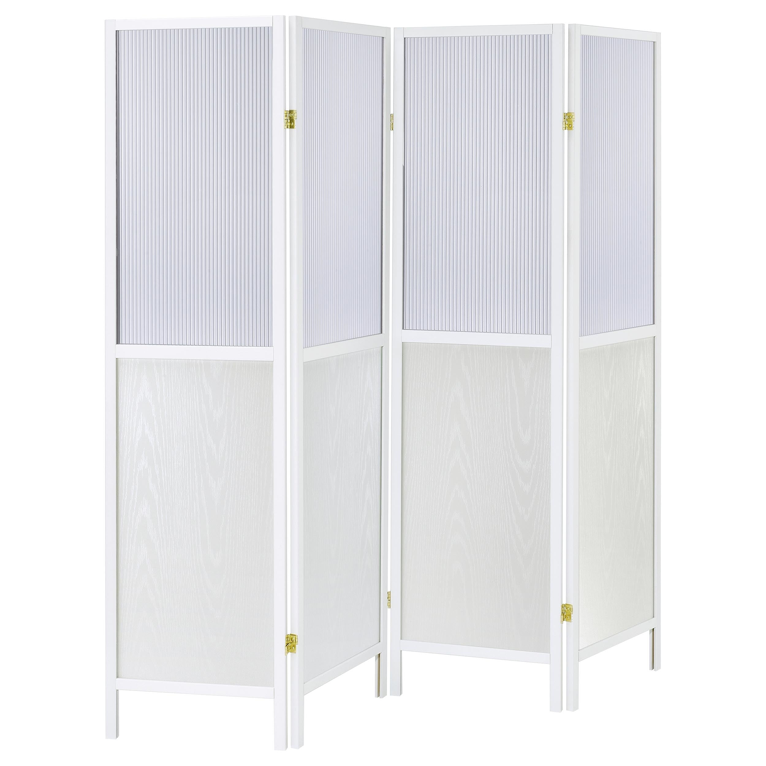 Mattison 4-Panel Room Divider Folding Shoji Screen Natural