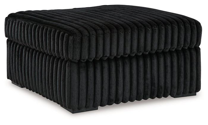 Midnight-Madness Oversized Accent Ottoman