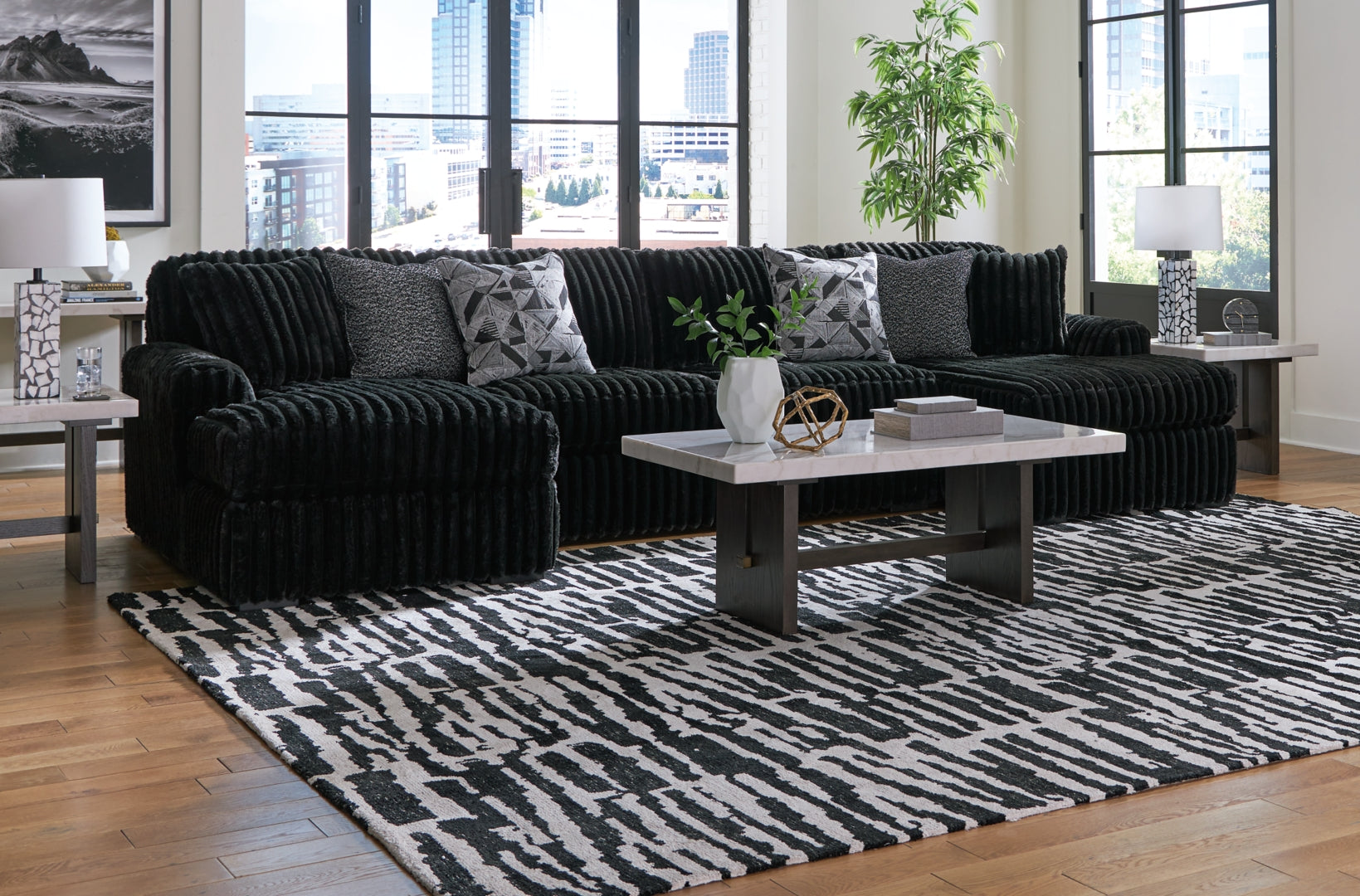 Midnight-Madness Sectional (Customizable)