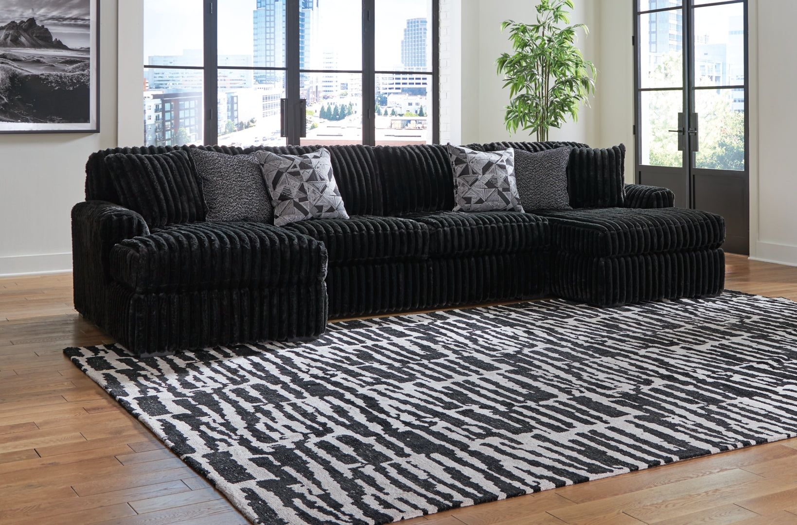 Midnight-Madness Sectional (Customizable)