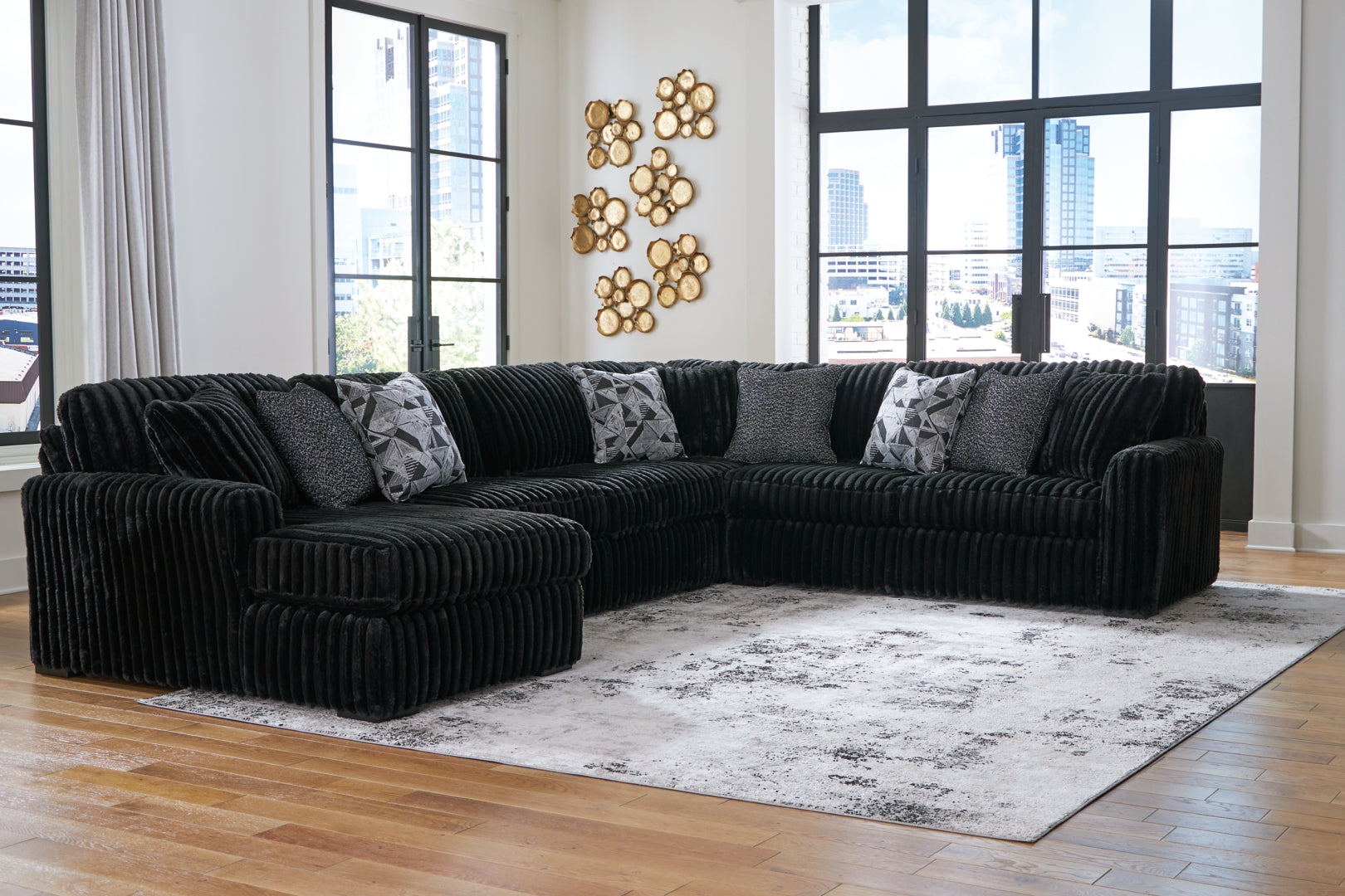Midnight-Madness Sectional (Customizable)