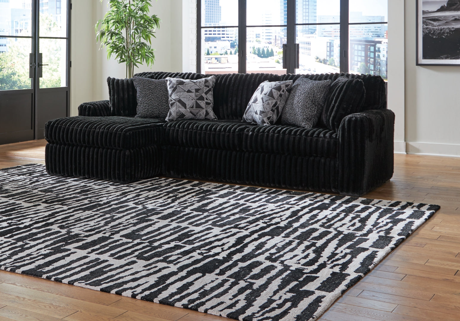 Midnight-Madness Sectional (Customizable)