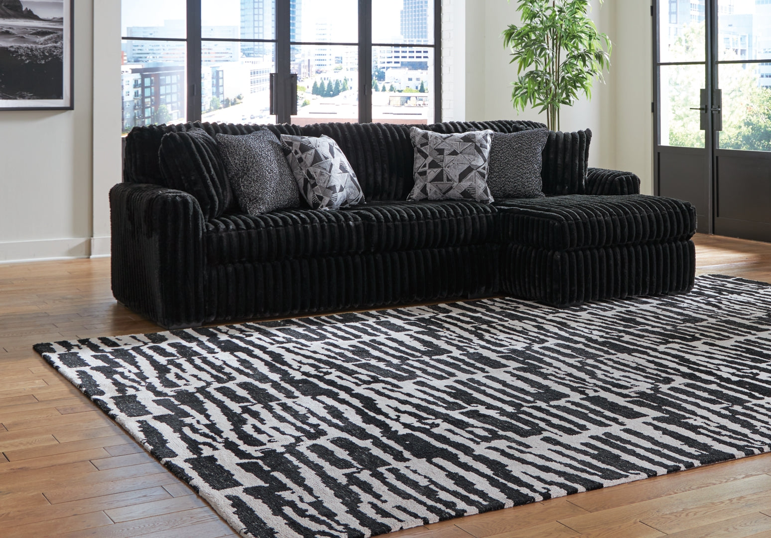 Midnight-Madness Sectional (Customizable)
