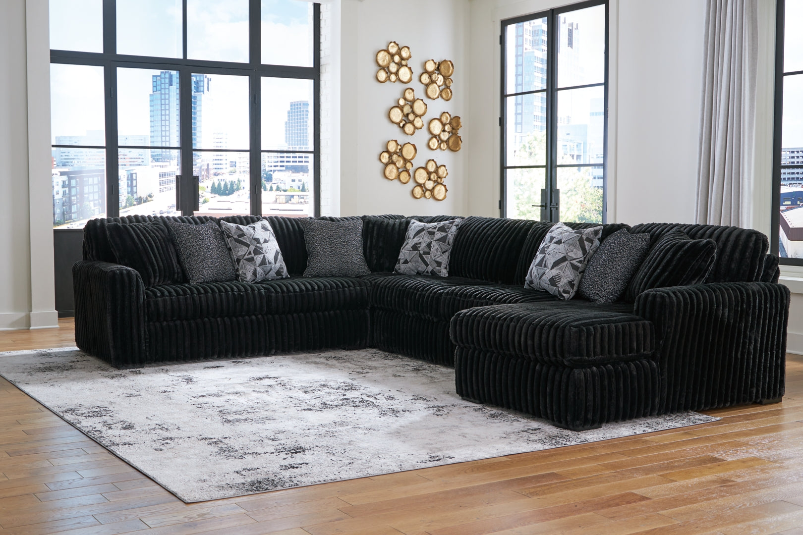 Midnight-Madness Sectional (Customizable)