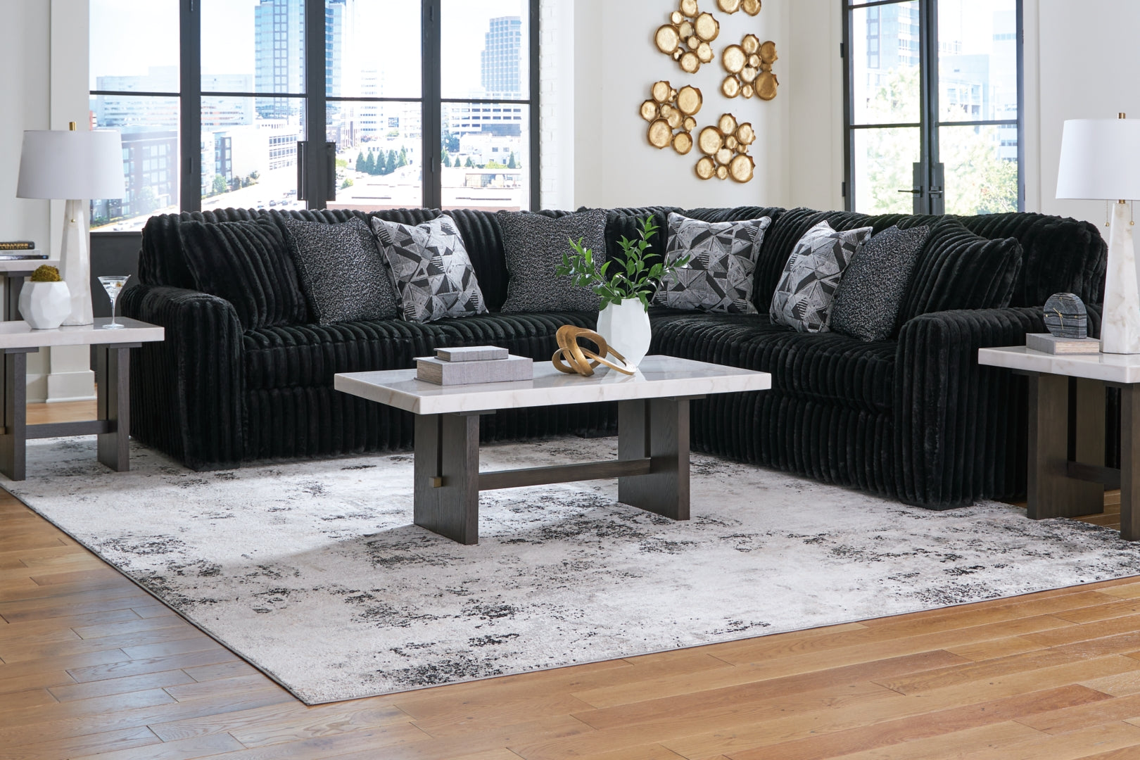 Midnight-Madness Sectional (Customizable)