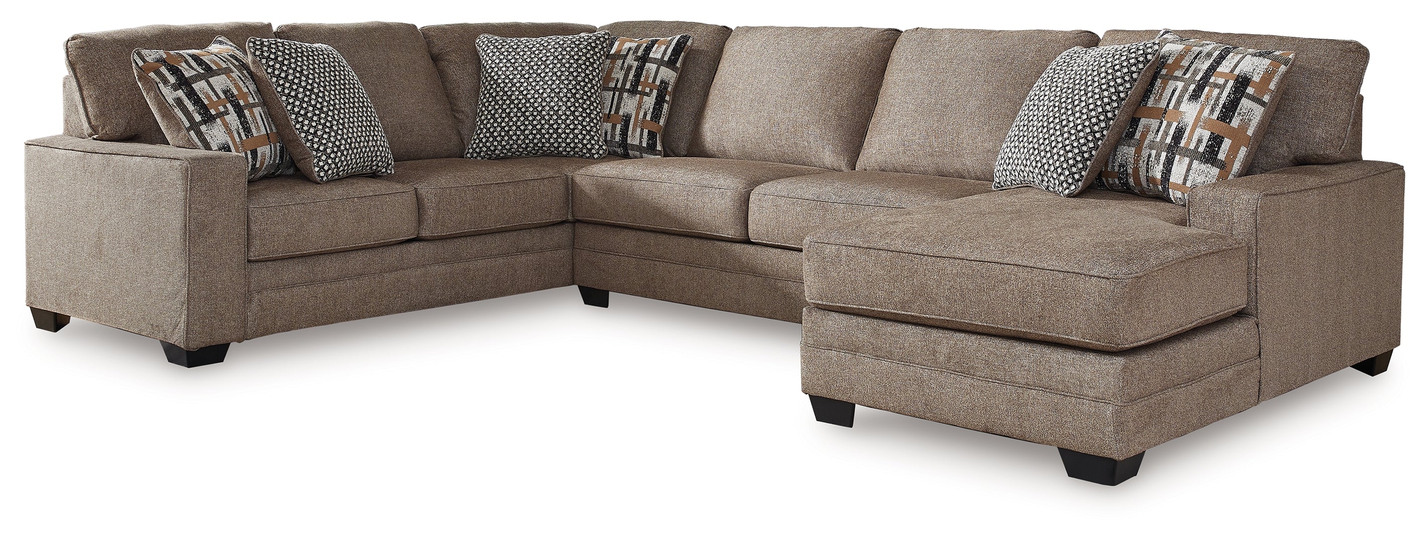 Cannonbrook 3-Piece Sectional with Chaise (Customizable)