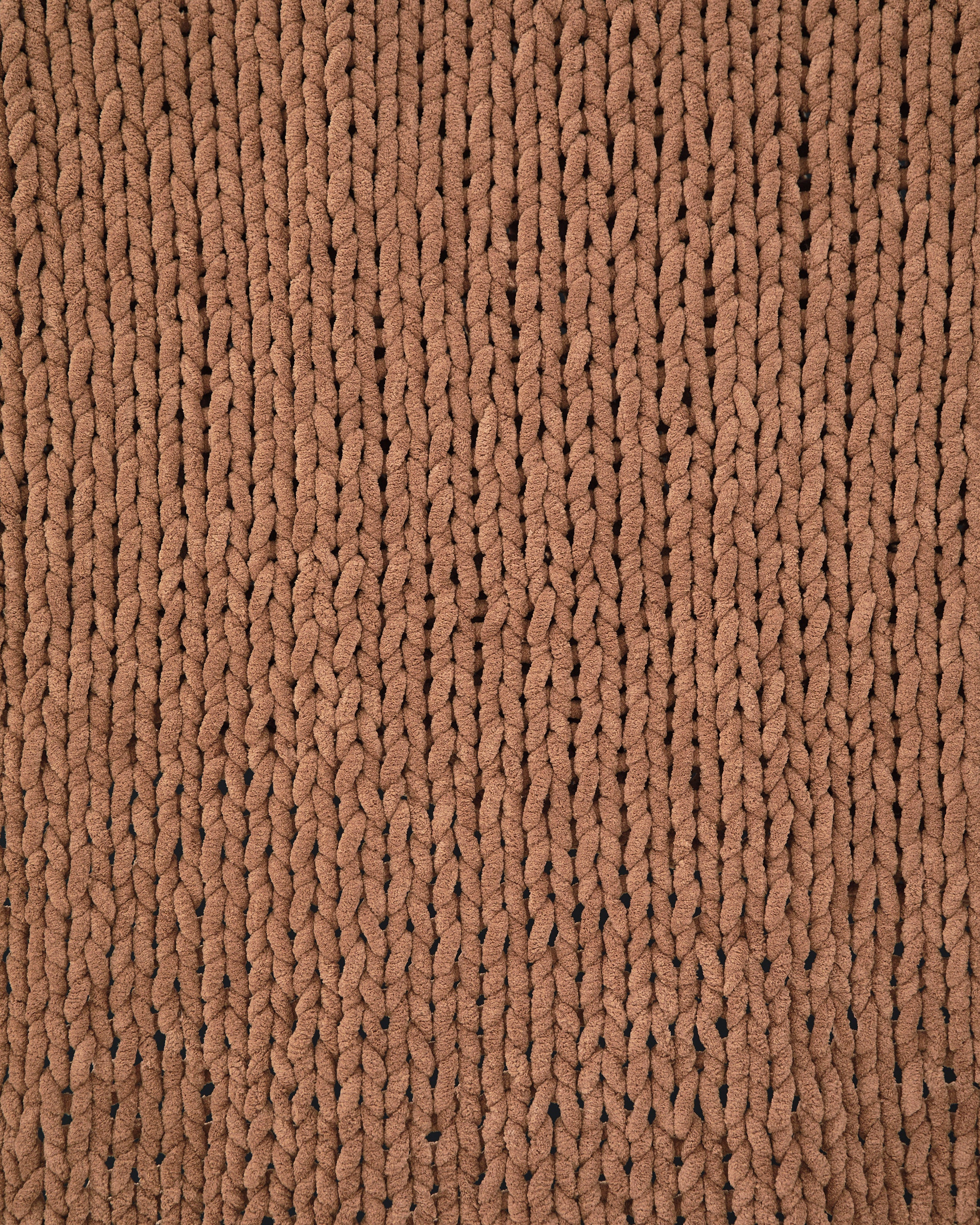 Hand-Knitted Throw Blanket