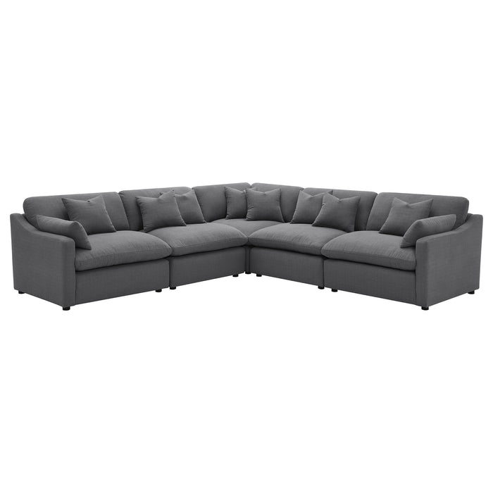 Velari Slope Arm Collection - Charcoal