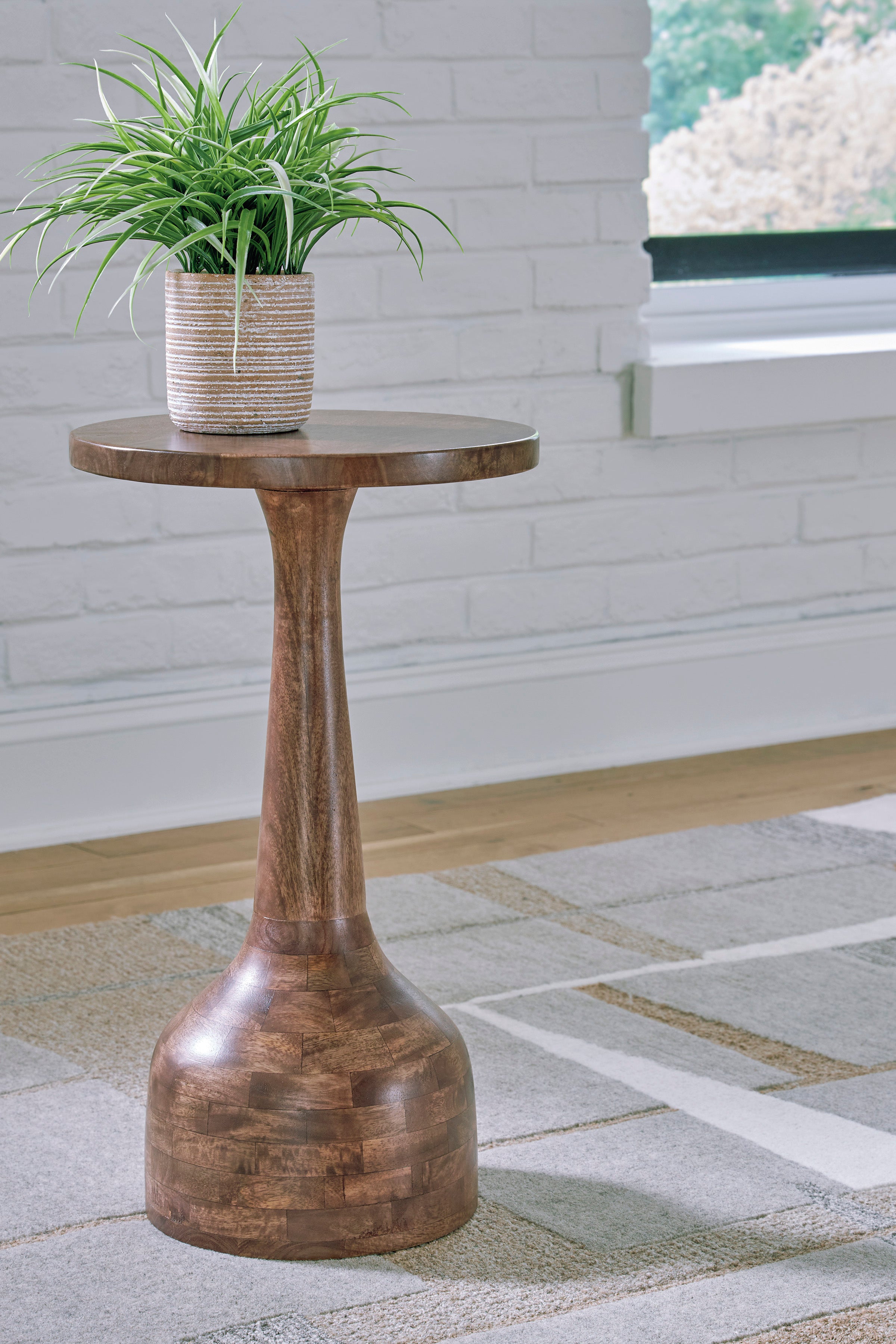 Joville Solid Wood Accent Table