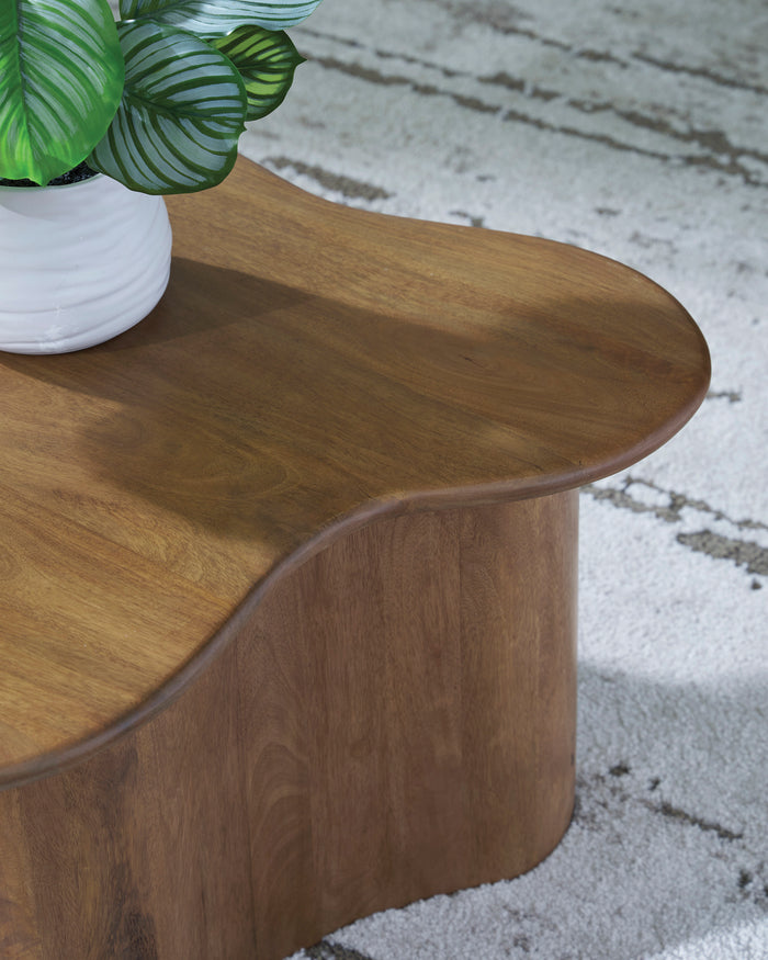 Abeford Solid Wood Coffee Table (2 Pieces)