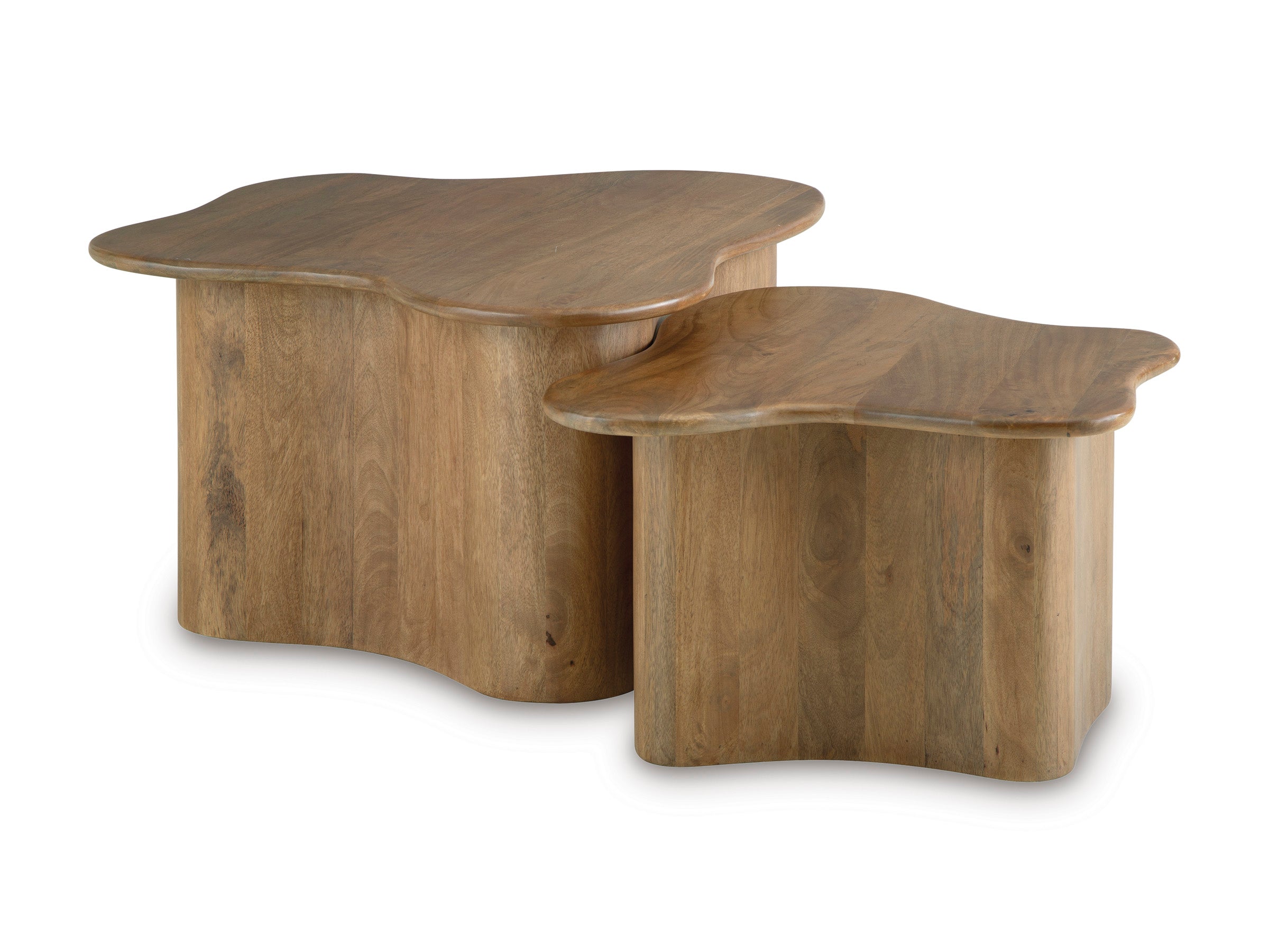 Abeford Solid Wood Coffee Table (2 Pieces)