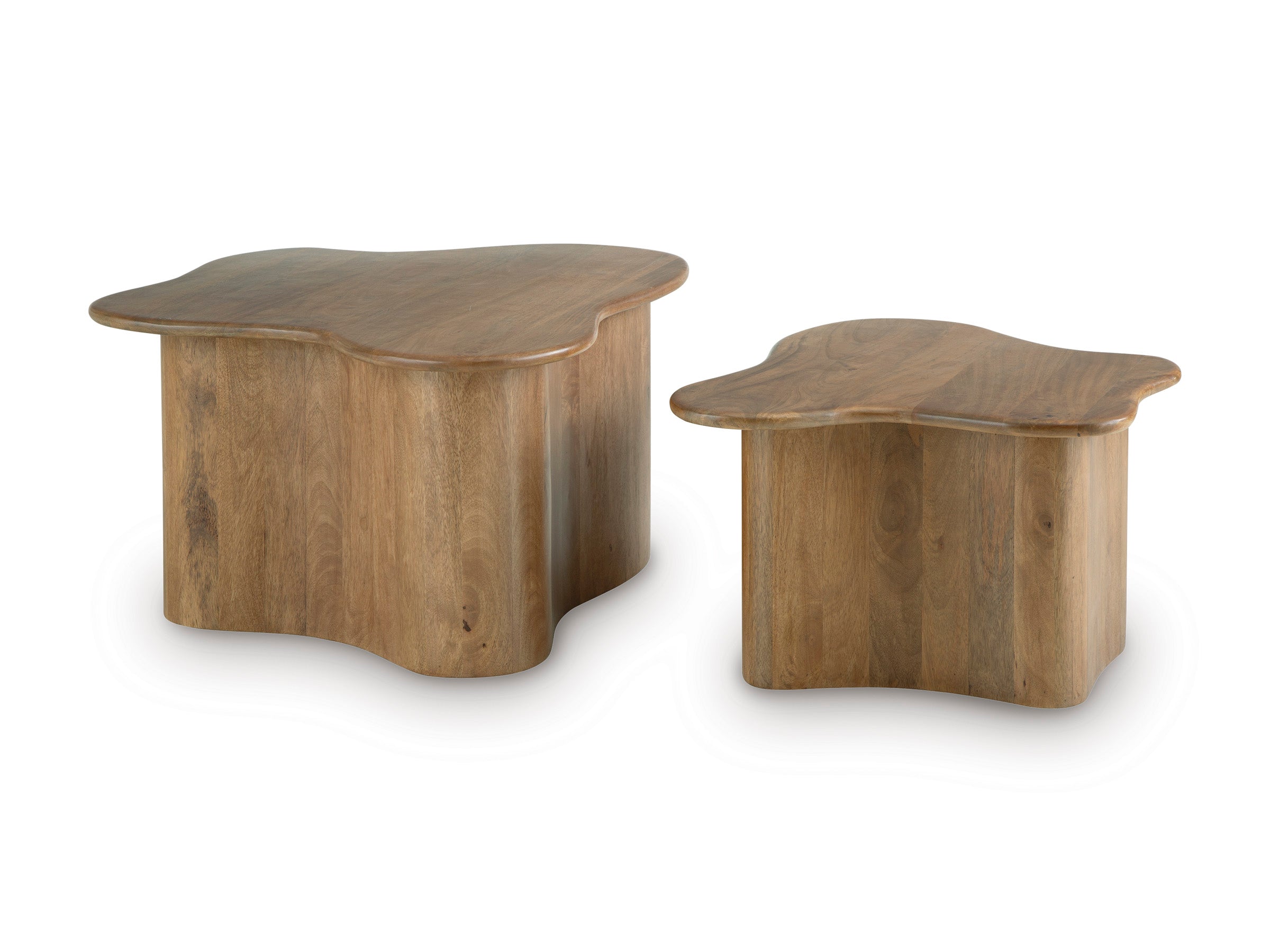 Abeford Solid Wood Coffee Table (2 Pieces)