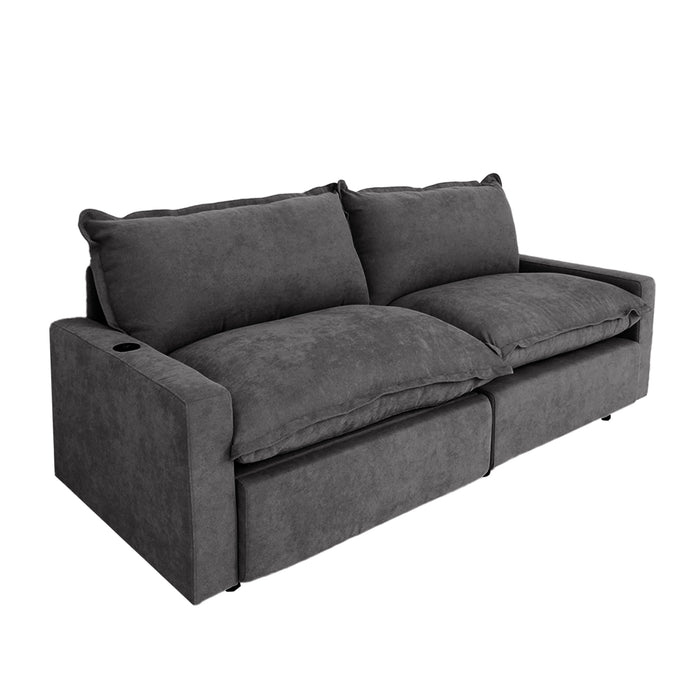 The LuxeMotion Cloud Collection - Deep Charcoal