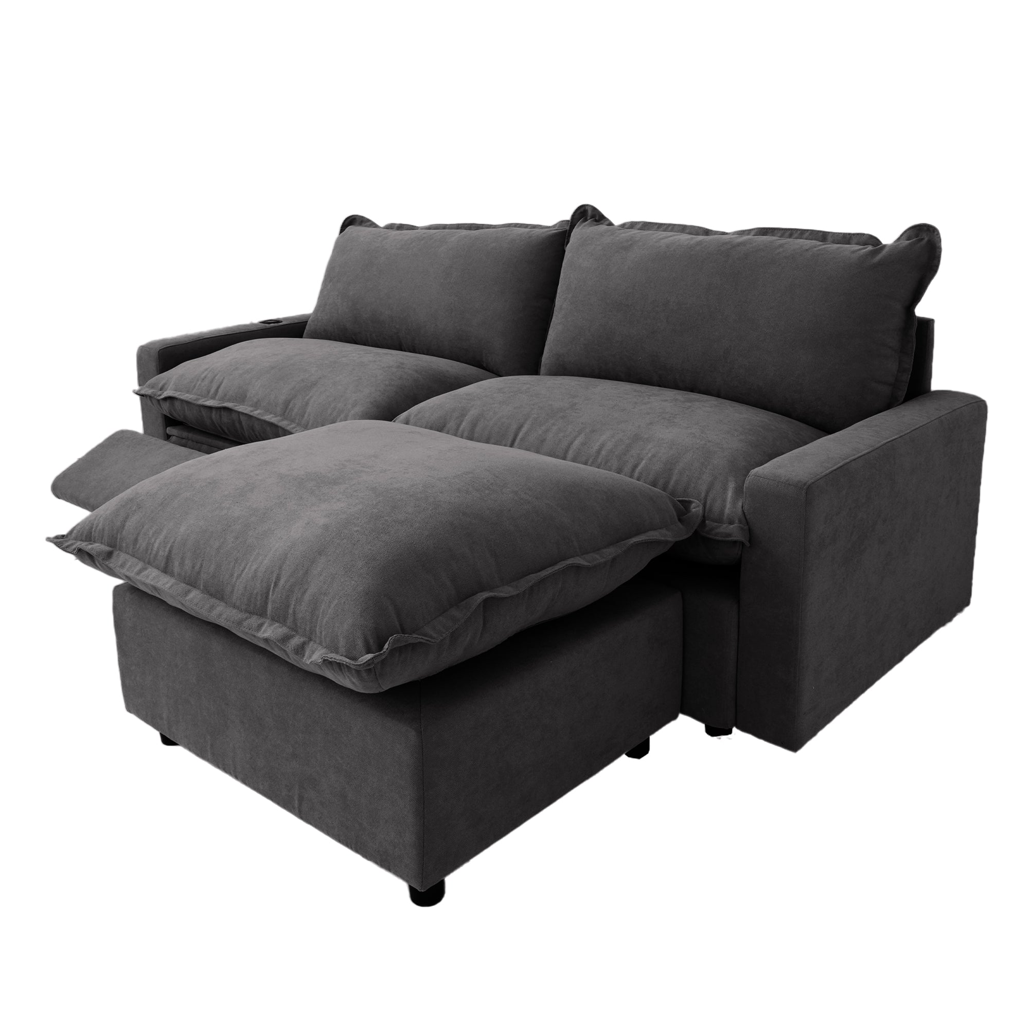 The LuxeMotion Cloud Collection - Deep Charcoal